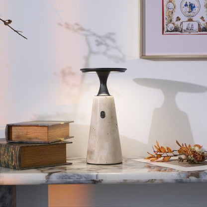 Terchas Rechargeable Natural Stone Table Lamp 6