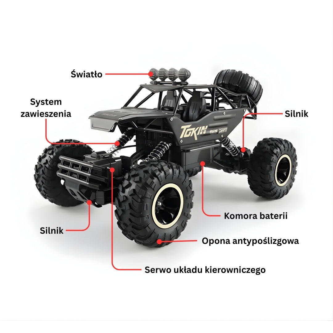 TerraBeast | Rugged Remote-Controlled 4x4 Off-Road Monster Truck 3