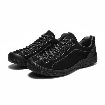 Breathable Cushioned Suede Mens Walking Shoes - Lusomart