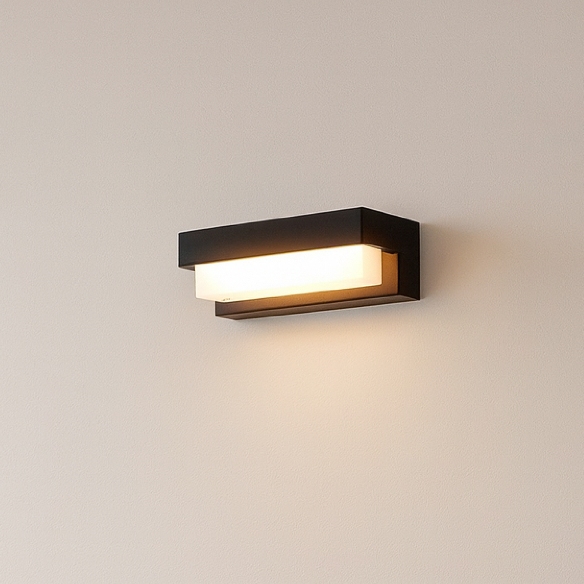 Outdoor Solar Powered Garden Wall Light - Lusomart