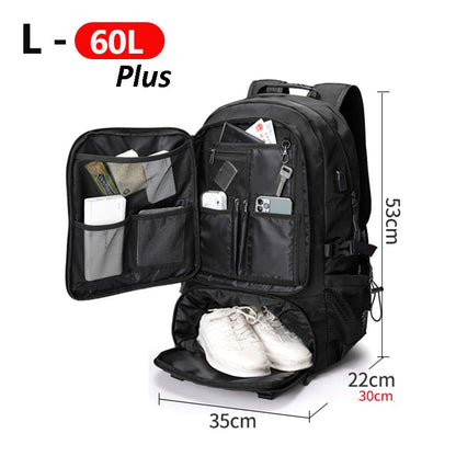 Tough Large Hiking Backpack for Outdoor Camping Gear - Lusomart