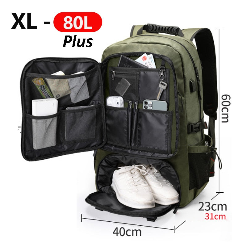 TerraPack | Stylish Durable Large Capacity Travel Backpack for Adventures 10