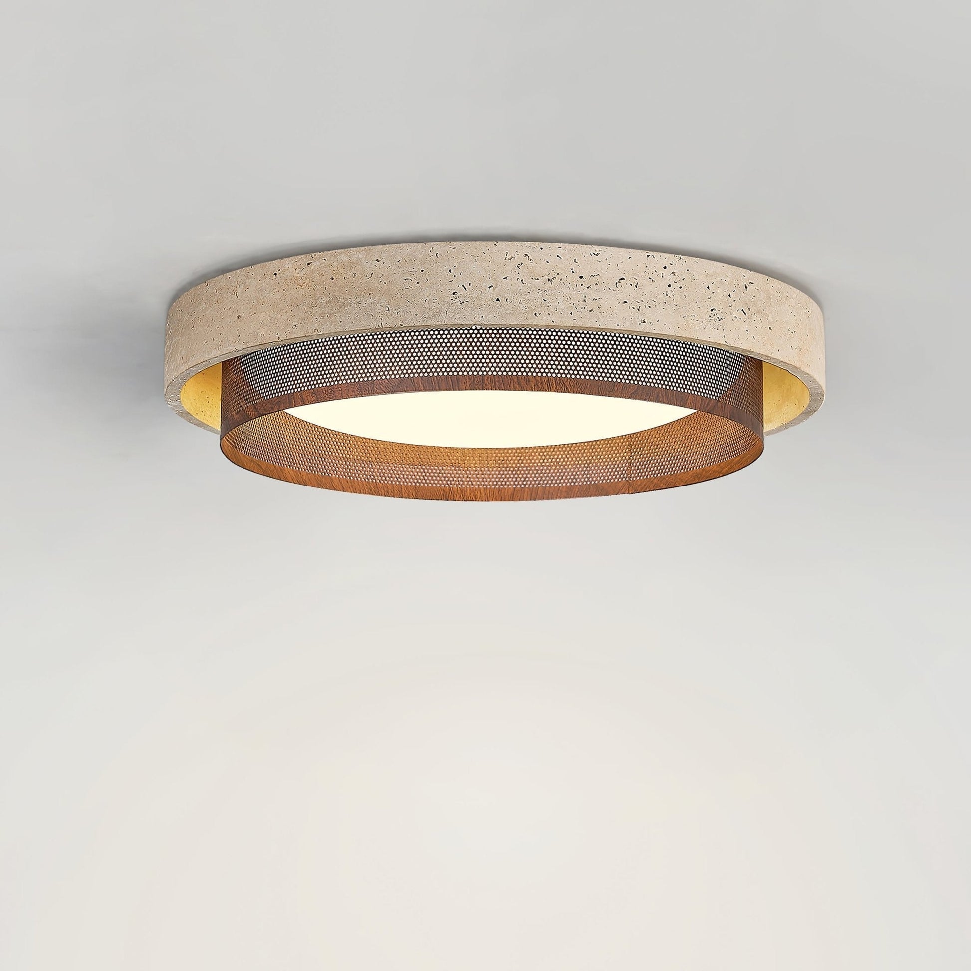 Natural Stone Yellow Pendant Light Fixture - Lusomart