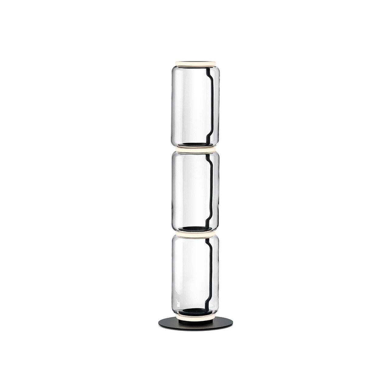Sleek Glass Floor Lamp with Warm Soft Light - Lusomart