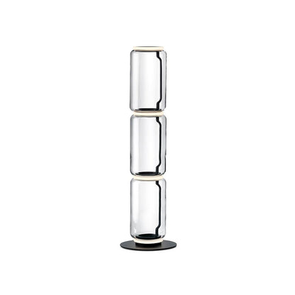 Sleek Glass Floor Lamp with Warm Soft Light - Lusomart