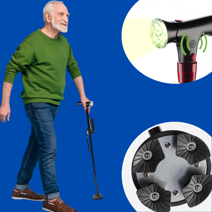 Comfort Grip Walking Cane | Lightweight Senior Support - Lusomart