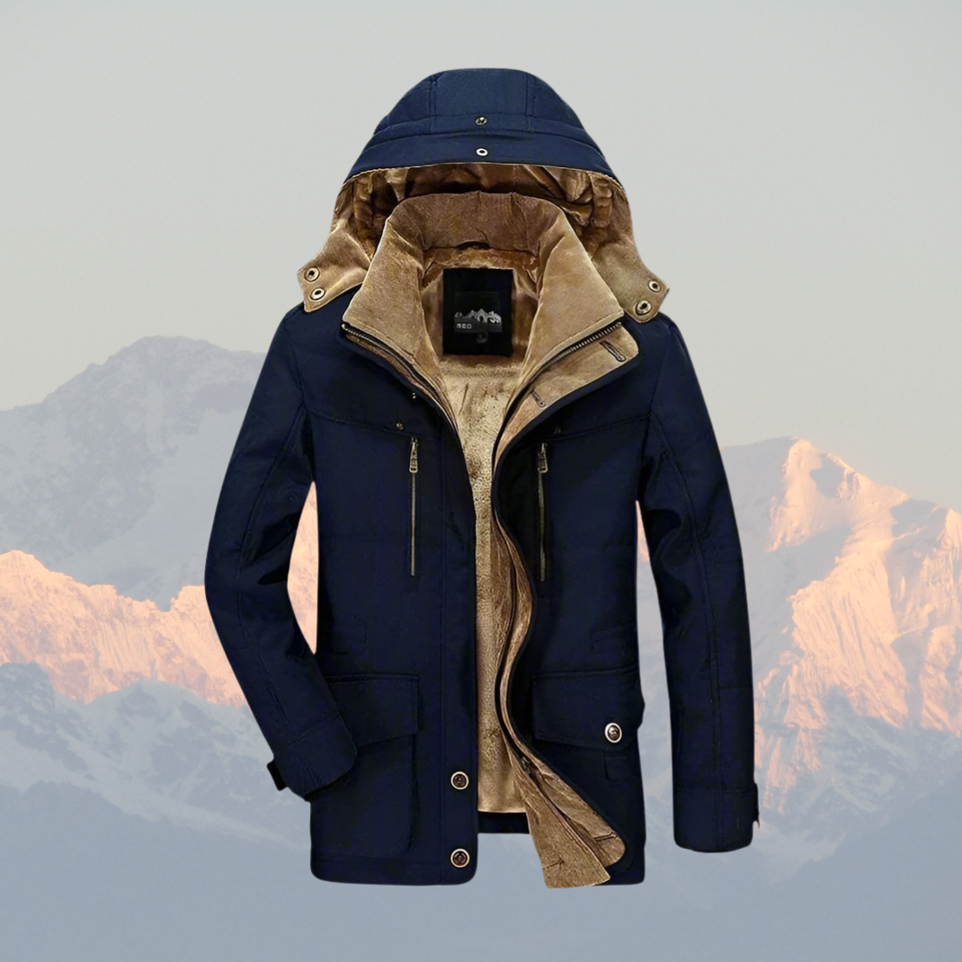 Warm Waterproof Men's Winter Parka Coat - Lusomart