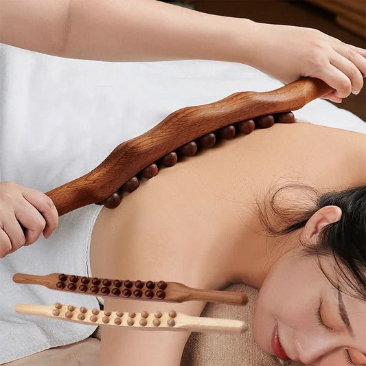 Natural Wooden Facial Massage Gua Sha Tool - Lusomart