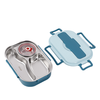 ThermaBox | Stylish Insulated Stainless Steel Bento Lunch Box for Kids 12