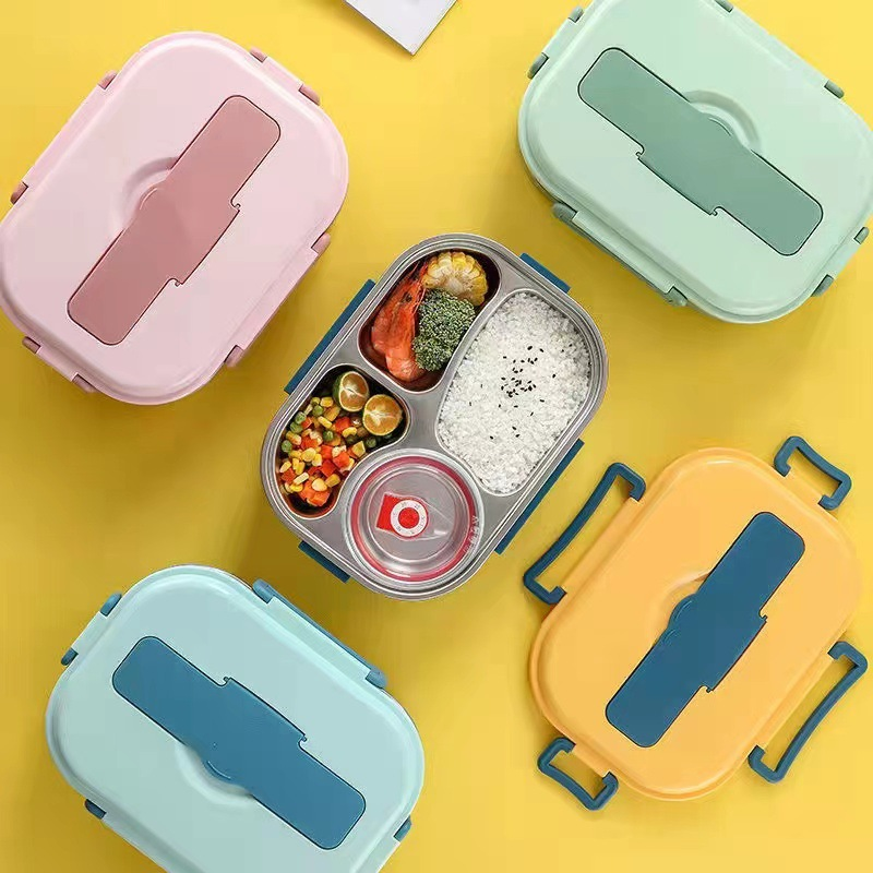 ThermaBox | Stylish Insulated Stainless Steel Bento Lunch Box for Kids 3