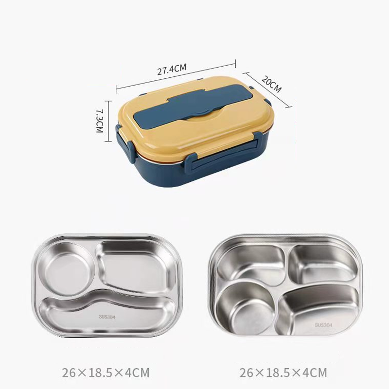 ThermaBox | Stylish Insulated Stainless Steel Bento Lunch Box for Kids 5