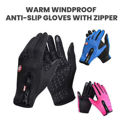 Thermal Waterproof Gloves - Winter Warm Windproof Fleece Lined Thermal Touch Screen Gloves 3