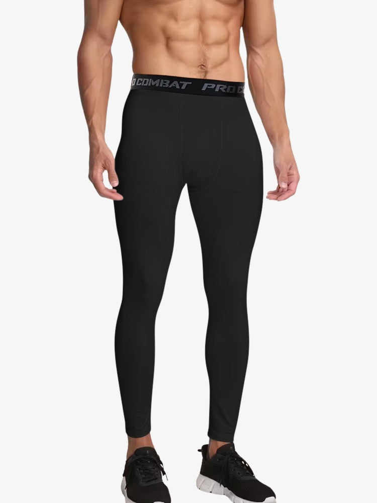 Warm High Compression Thermal Leggings for Active Men - Lusomart