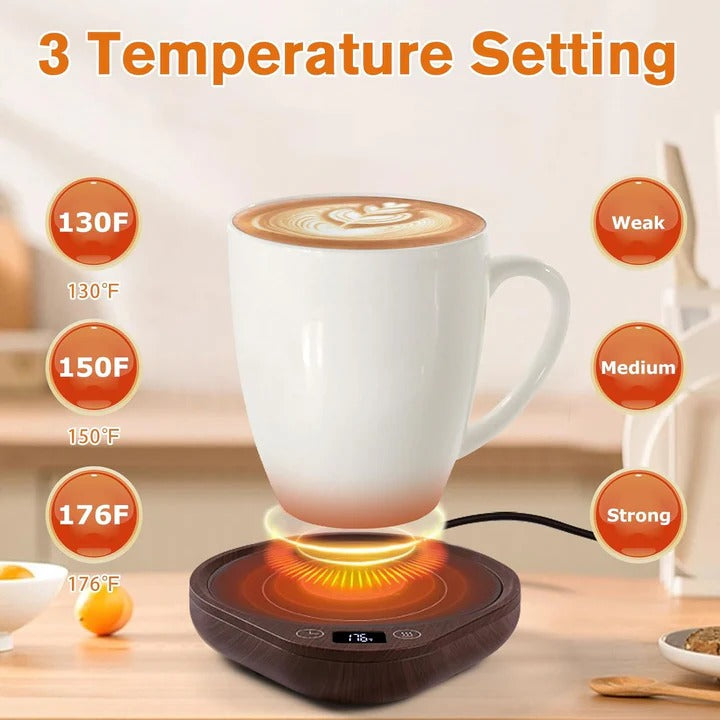ThermoGlow | Smart Warming Coffee Mug And Warmer For Perfectly Heated Beverages 2