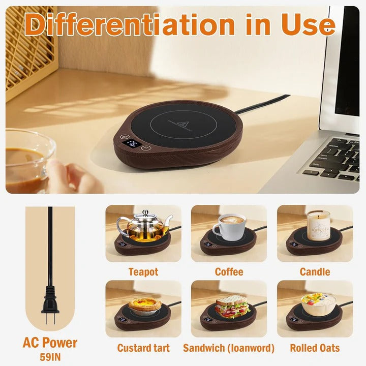 ThermoGlow | Smart Warming Coffee Mug And Warmer For Perfectly Heated Beverages 3