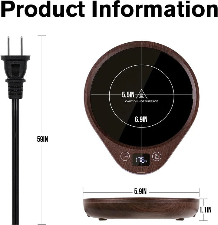 ThermoGlow | Smart Warming Coffee Mug And Warmer For Perfectly Heated Beverages 4
