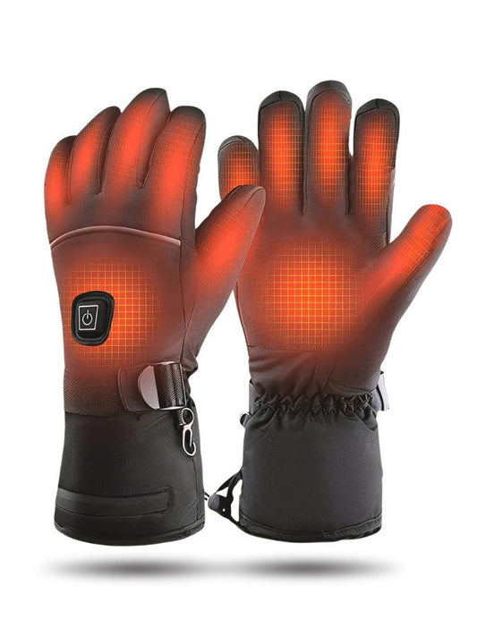 Warm Rechargeable Heated Ski Gloves for Cold Weather - Lusomart