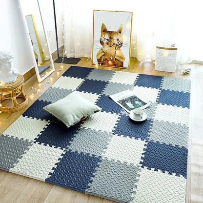 Plush Baby Playmat for Safe Floor Playtime - Lusomart