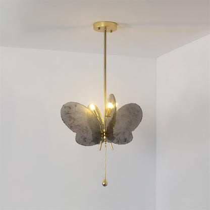 Colorful Stained Glass Butterfly Table Lamp - Lusomart
