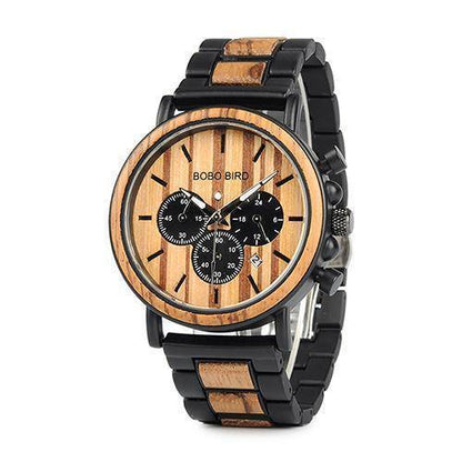 Classic Brown Leather Mens Watch - Lusomart
