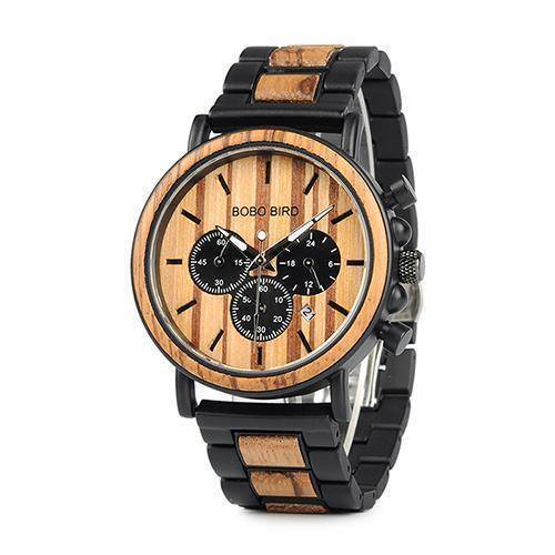 Classic Brown Leather Mens Watch - Lusomart