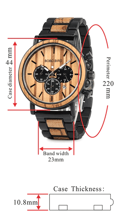 TimberChrono | Stylish Elegant Wooden Men's Military Watch 3