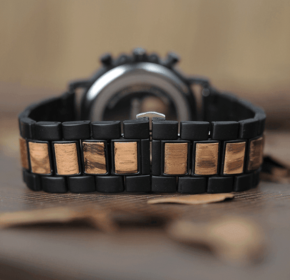 TimberChrono | Stylish Elegant Wooden Men's Military Watch 4
