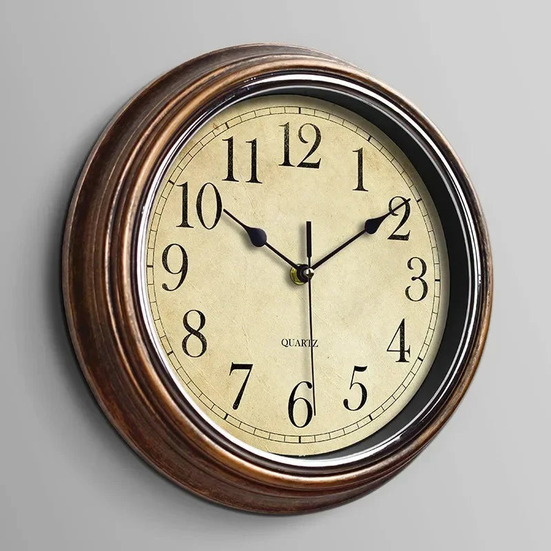 Traditional Wood Home Wall Clock - Lusomart