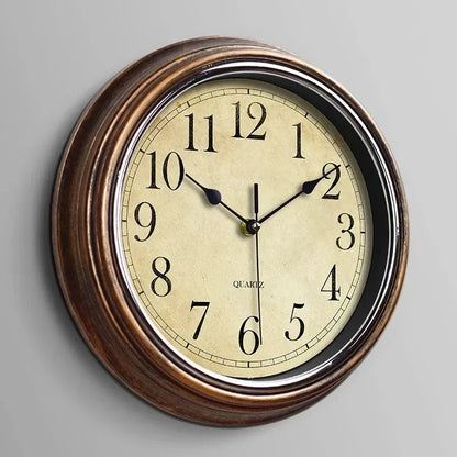 Traditional Wood Home Wall Clock - Lusomart