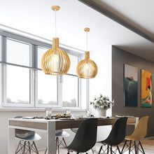 TimberGlow | Rustic Artisan Wooden Pendant Light Fixture for Kitchen Island 6
