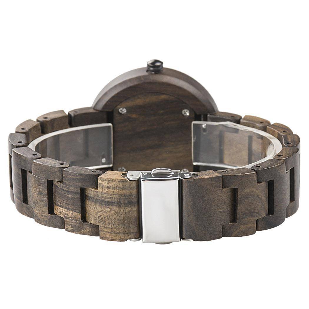 TimberGlow | Unique Eco-Friendly Wooden Quartz Women's Watch 1