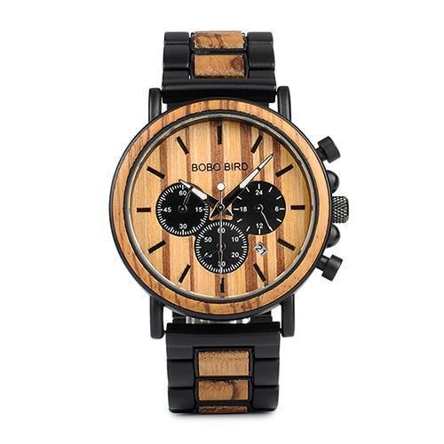 Natural Wood Quartz Men's Eco Watch - Lusomart