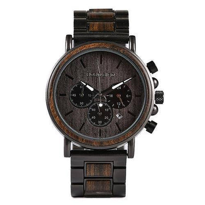 TimberLux | Stylish Eco-Friendly Wooden Quartz Men's Wristwatch 4