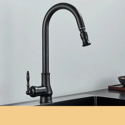 Classic Gold Finish Kitchen Faucet - Lusomart