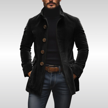 Timeless Corduroy Jacket with Soft Velvet Texture – Slim Fit Layering Piece for Year-Round Style 2
