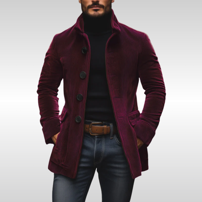 Timeless Corduroy Jacket with Soft Velvet Texture – Slim Fit Layering Piece for Year-Round Style 3