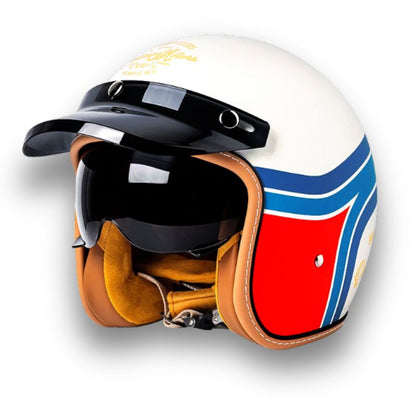 Classic Roadster Motorcycle Helmet With Safety Certification