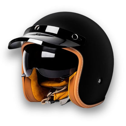 Classic Roadster Motorcycle Helmet With Safety Certification