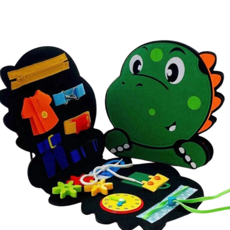 Fun Learning Kit with Dinosaur Playbook & Interactive Switches - Lusomart