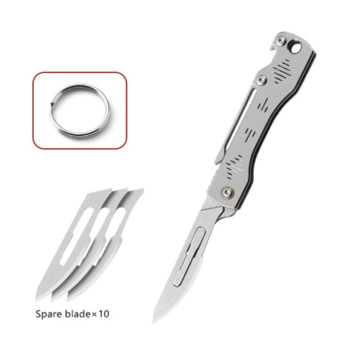 Heavy Duty Stainless Steel Pocket Folding Knife - Lusomart