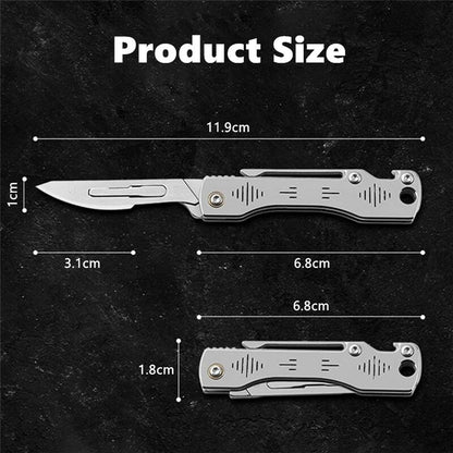 TitanEdge | Versatile Durable Stainless Steel Folding Camping Knife 2