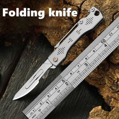 TitanEdge | Versatile Durable Stainless Steel Folding Camping Knife 3