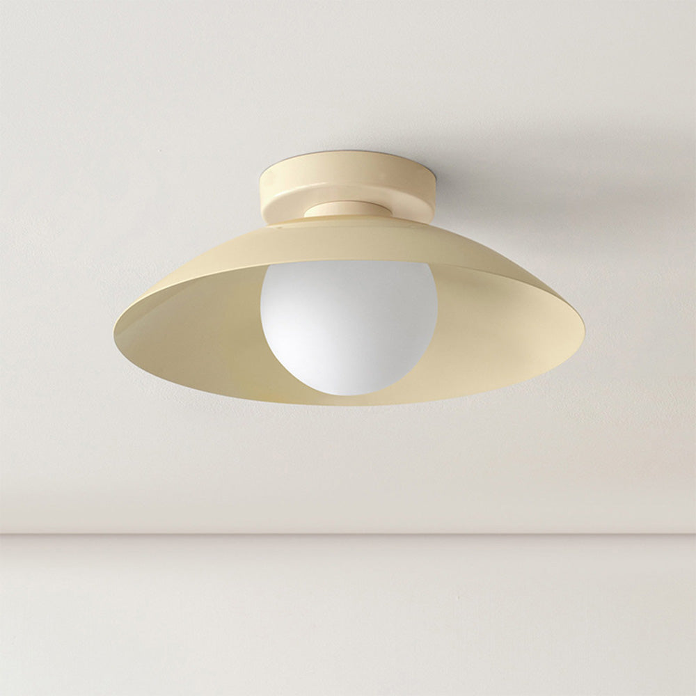Tivora | Stylish Modern Matte Black Flush Mount Ceiling Light Fixture 2