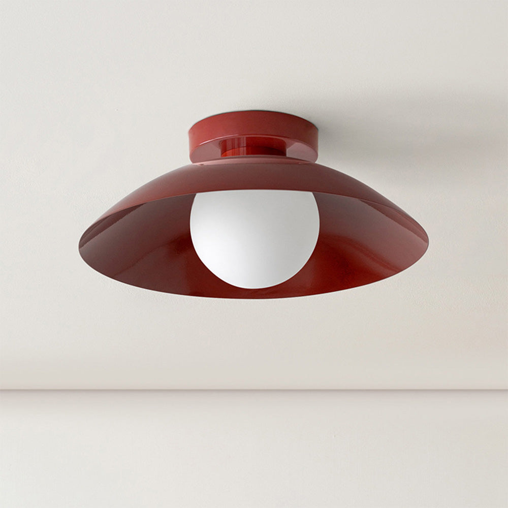 Tivora | Stylish Modern Matte Black Flush Mount Ceiling Light Fixture 5