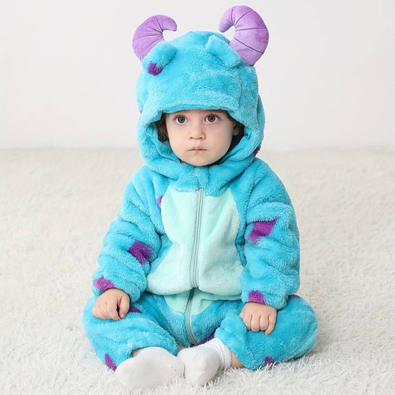 Cozy Kids Onesie Animal Print Super Soft Fleece - Lusomart