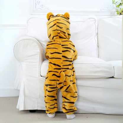 Toddler Jumpsuit Animal Theme Soft Cotton Hypoallergenic Fleece 3