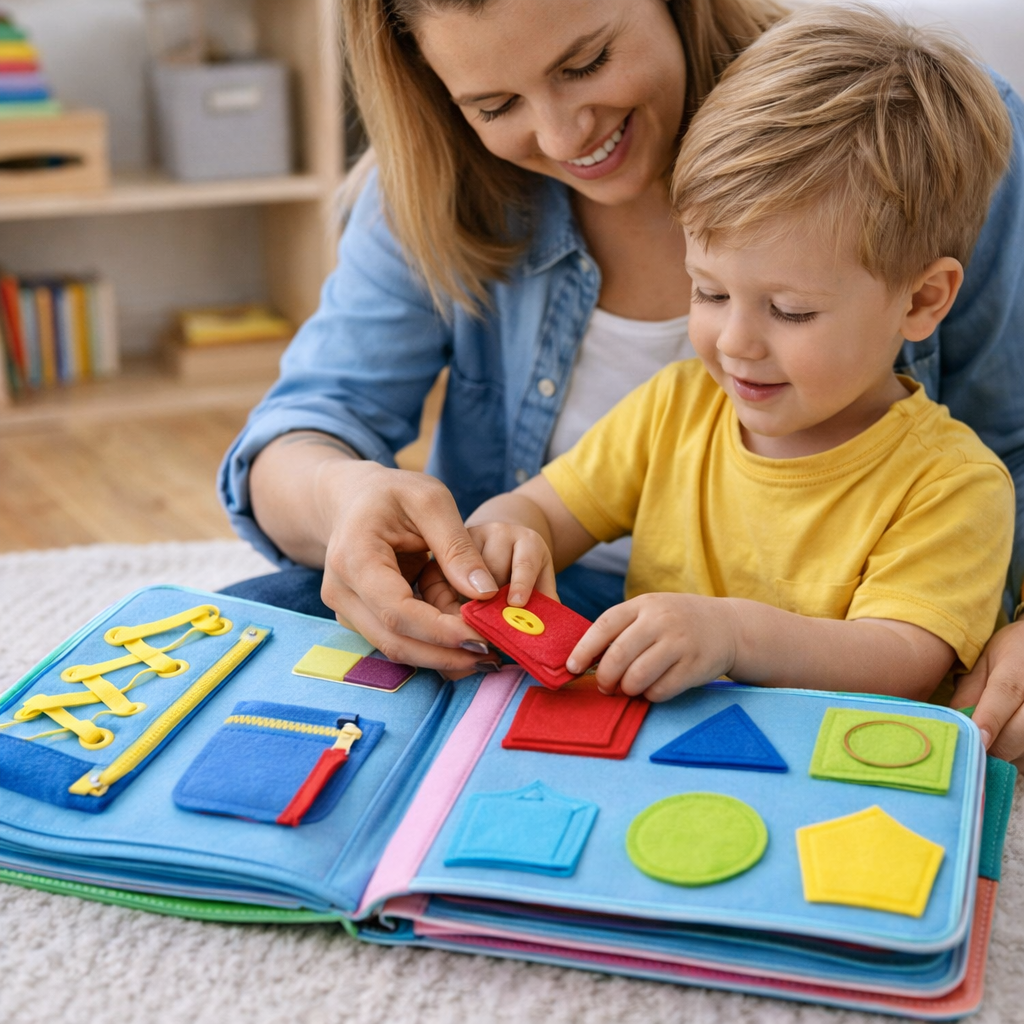 Interactive Fun Learning Book for Toddlers - Lusomart