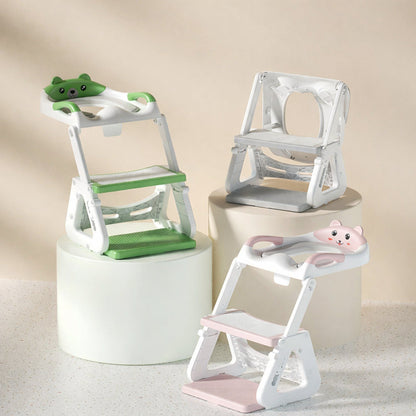 Potty Training Chair with Adjustable Step Stool