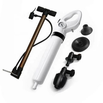 Fast Action Toilet Plunger And Drain Cleaner