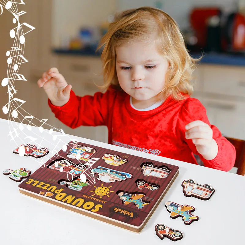 ToneQuest™ – Educational Sound & Shape Play – Wooden Sensory Toys 4